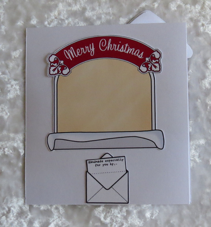 3D Shaped No-Hole Fold Back Christmas Card Mini Kit - Gnome Glidurn is Carol Singing by Faye Volo