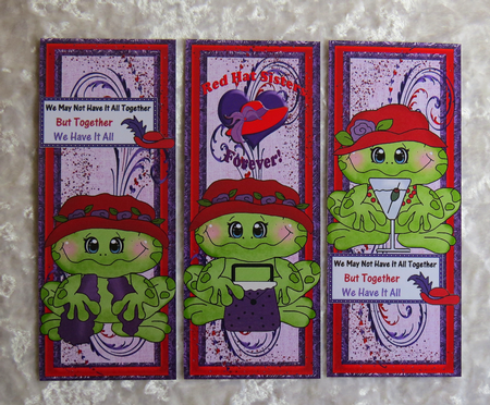 RED HAT BOOKMARKS 3 by Faye Volo