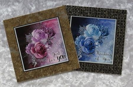 Mystic Blooms Card Toppers - Set of 4 by Faye Volo