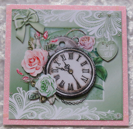 Time Stands Still Card Topper by Faye Volo