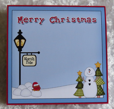 3D Animated Sleeps Till Santa Christmas Postbox Countdown Card Kit - Santa has a Sack of Presents by Faye Volo