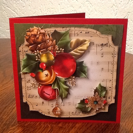 Sheet Music Christmas - Baubles & Bells by Fia Tummers