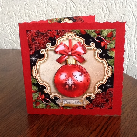 The Red Christmas Bauble by Fia Tummers