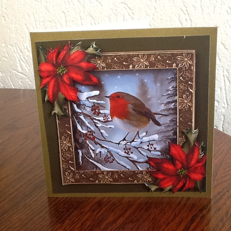 The Robin In Winter by Fia Tummers