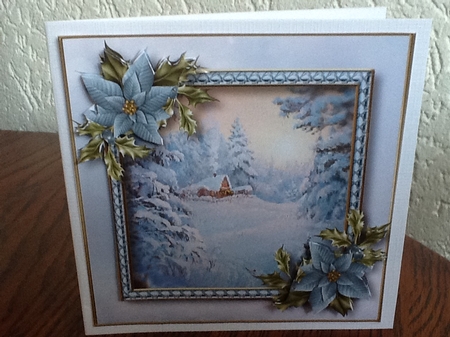 The Cabin On Christmas Morning by Fia Tummers