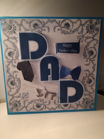 Dad - Blue by Fiona Hamer