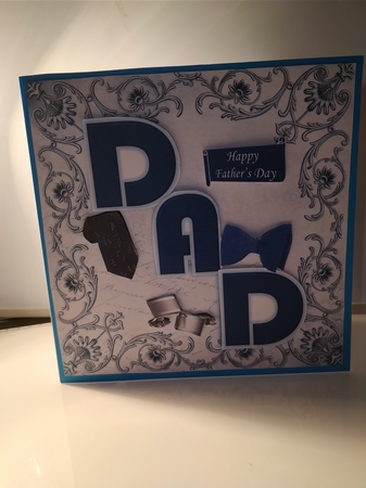 Dad - Blue by Fiona Hamer