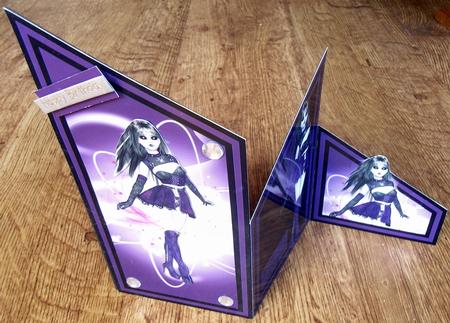 Gothic Purple Cascade by Fiona Tate