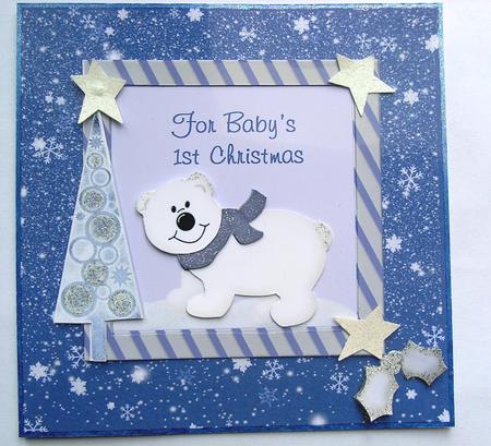 Polar Bear - Babys 1st Christmas by Fiona Tate
