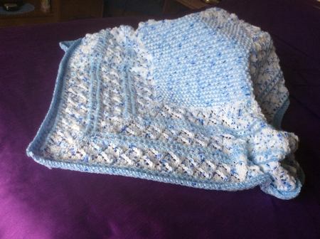 ALICE baby shawl by Fran Turner