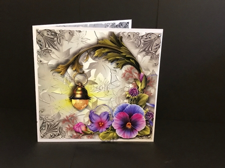 Flowers of Light 2 - Pansies by Fran Turner