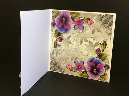 Flowers of Light 2 - Pansies by Fran Turner