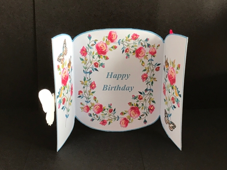 Rambling Roses 3 Panel Gatefold Cards Bumper Kit by Fran Turner