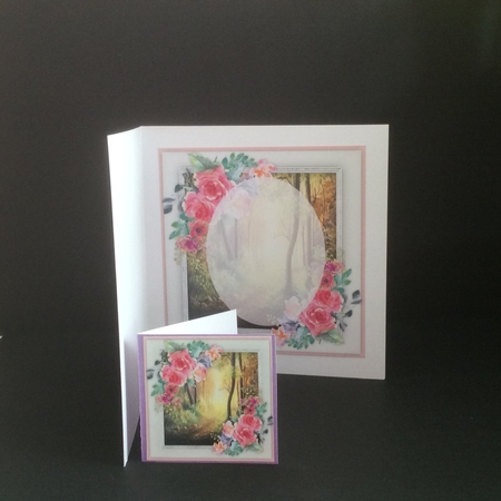 Tuttie Fruttie Roses and Autumn Scene  by Fran Turner