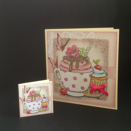 Lovely Cup and Cake  by Fran Turner