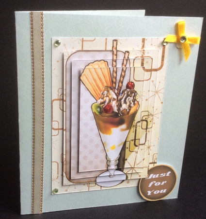 Ice Cream Sundae Chocolate Pyramid by Fran Turner