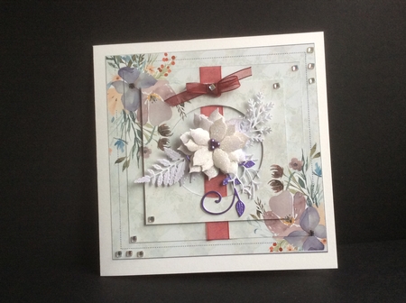 Hazy floral corners mini kit by Fran Turner
