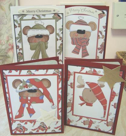 Christmas Head Toppers by Fran Turner