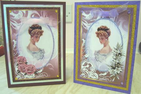 Vintage Lady Topper Romantic Beauty's by Fran Turner