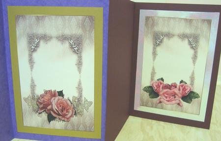 Classic Insert Vintage Flowers by Fran Turner