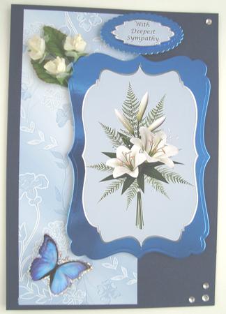 Blue Sympathy Topper by Fran Turner