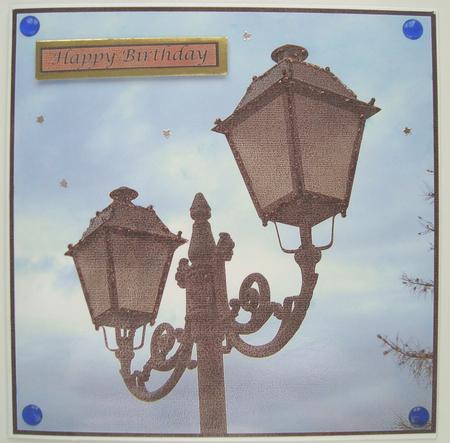 Lamp Post Topper by Fran Turner