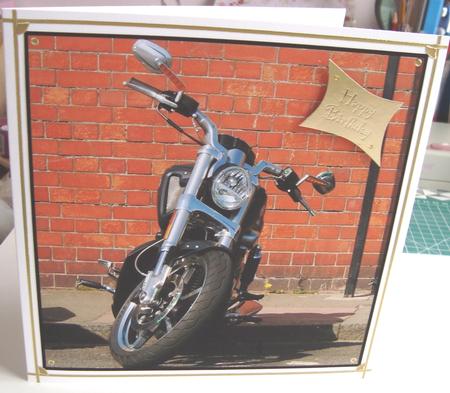 Motorbike Topper by Fran Turner