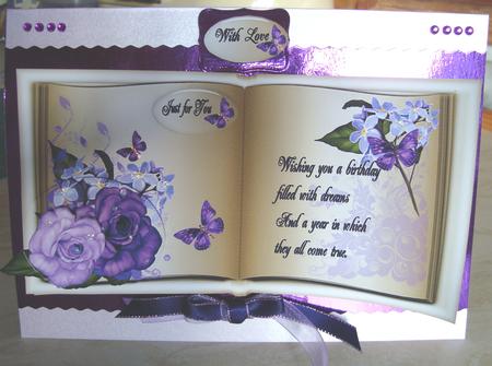 Lavender Book Sheet by Fran Turner