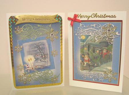 2 Card Sheet Vintage Christmas by Fran Turner