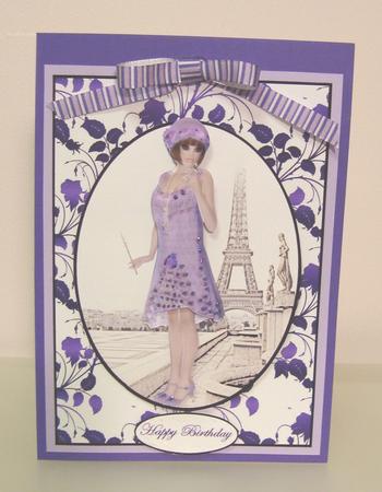 Lilac Lady in Paris by Fran Turner