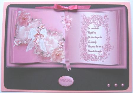 Pink Verse Birthday Book by Fran Turner