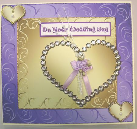 Jeweled Heart Double-layer Blank Topper 6 by Fran Turner