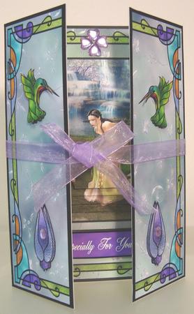 Curiosity & the Cat A5 Gatefold Minikit by Fran Turner