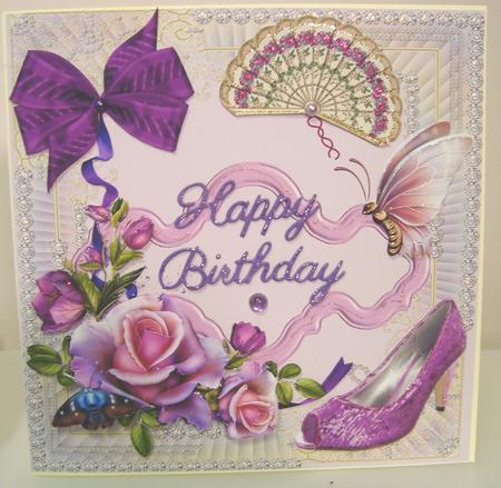 Romantic Roses Square Card Mini Kit by Fran Turner