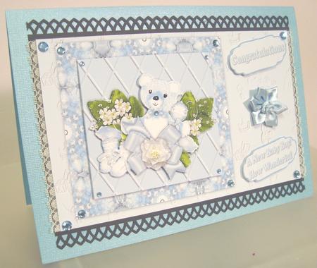 Baby Boy Cluster Design by Fran Turner