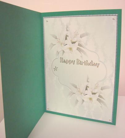 A4 Background Lilies by Fran Turner