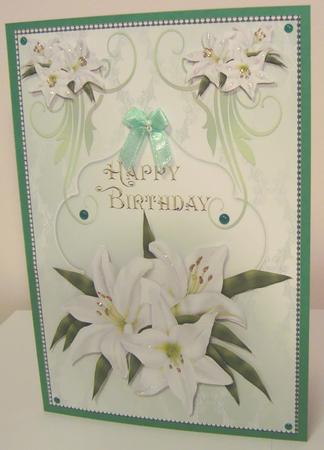 Birthday Lilies by Fran Turner