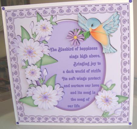 Bluebird of Happiness Any Occasion Card by Fran Turner
