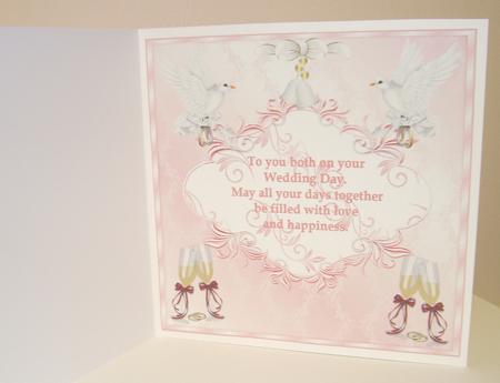 On your Wedding Day 8x8ins Insert 3 by Fran Turner