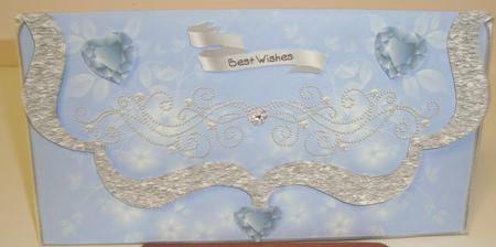 Blue & White Clutch Purse Mini Kit 1 by Fran Turner