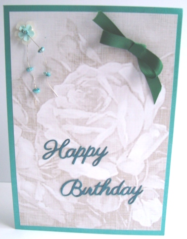 Antique Rose Large Hexagonal Gift Box Backing Paper by Fran Turner