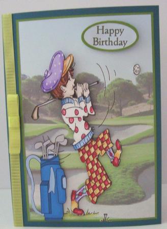 King of the Green Golfer by Fran Turner