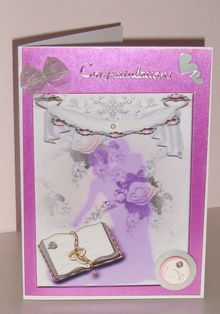 Silhouette Wedding Topper No3 by Fran Turner