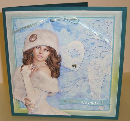 Winter's Dream 6x6 Step by Step Card by Fran Turner