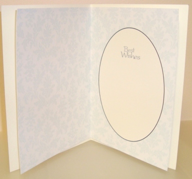 Blue Leaf Insert 1 by Fran Turner