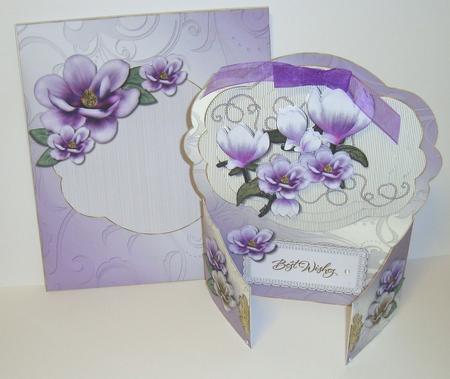Magnolia Delight Gatefold Card Kit by Fran Turner