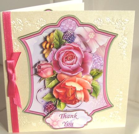 English Roses Topper & Deccoupage by Fran Turner
