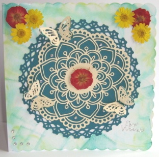 Layered Doily 1 & Butterfly by Fran Turner