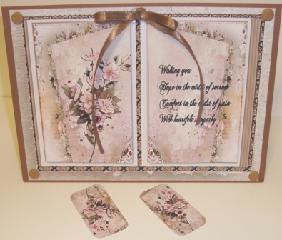 Pink Blossom Sympathy by Fran Turner