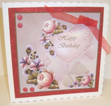 Pink Passion Rose 8x8 by Fran Turner